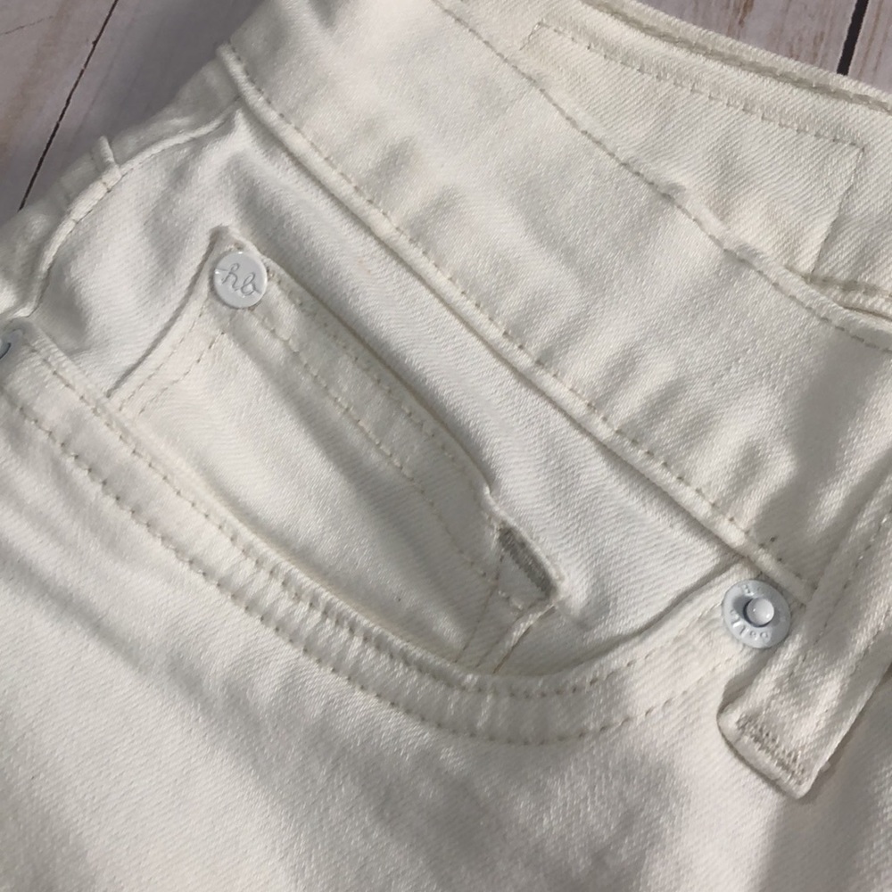 Henry & Belle white cropped cuff jeans size 29 - Picture 6 of 12